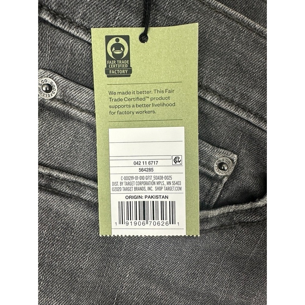 Goodfellow & Co Black Straight Recto Jeans Stretch Denim Mens Size 38 x 30 - Picture 5 of 8